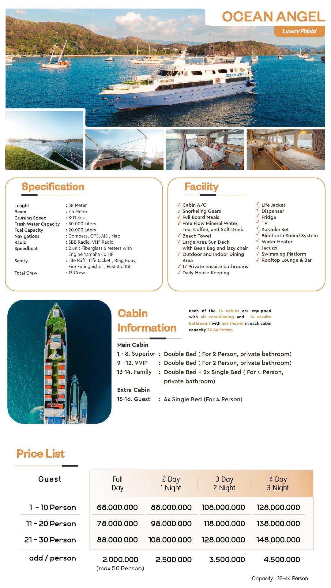 Luxury - OCEAN ANGEL - Flyer Private