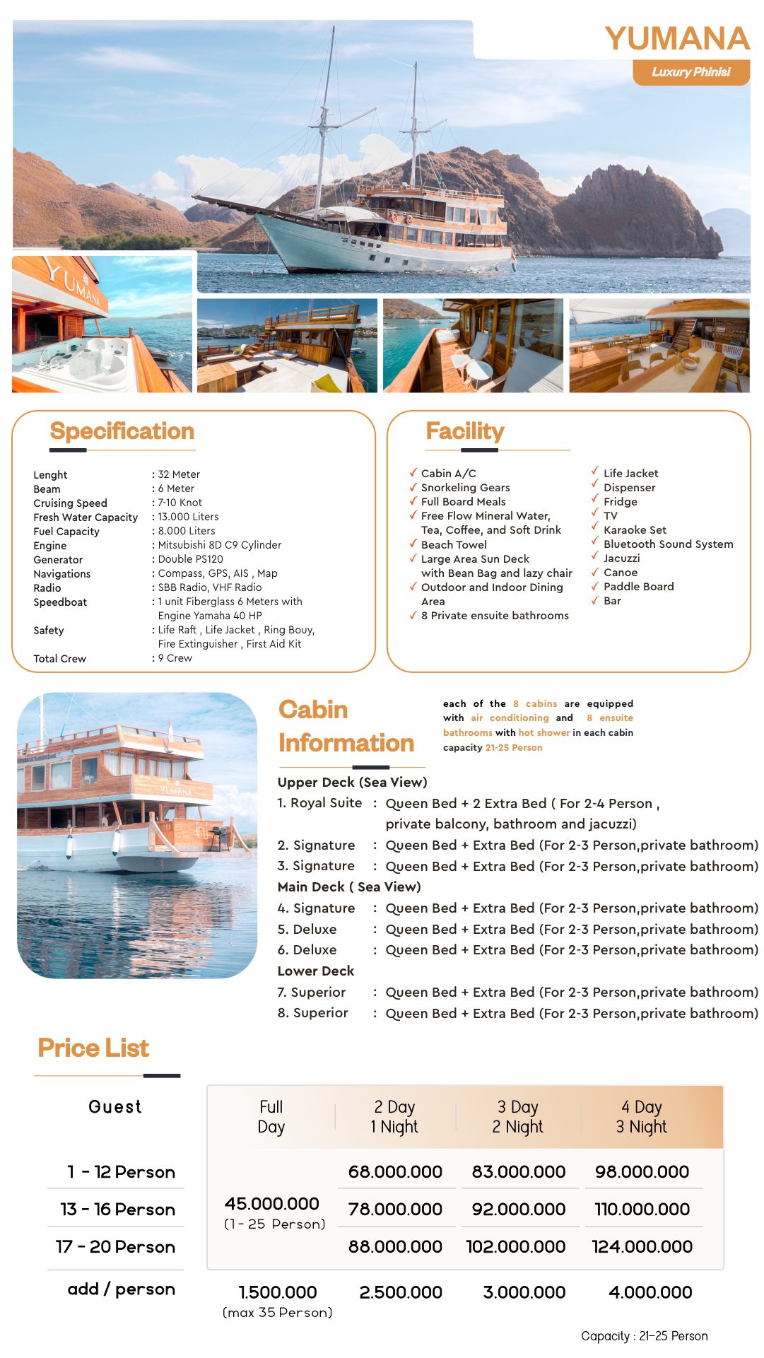 Luxury - YUMANA - Flyer Private